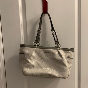 Silver Coach purse